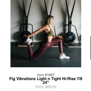 ZYIA Fig Vibrations Light n Tight Hi-Rise 7/8